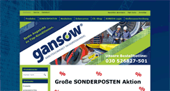 Desktop Screenshot of gansow24.de
